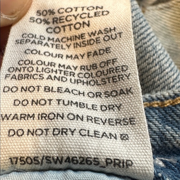 Glassons Light Blue Frayed Jean Shorts - Picture 5 of 5